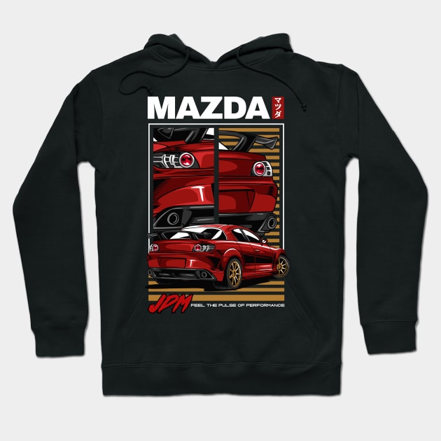 RX8 Mazda Hoodie by Harrisaputra